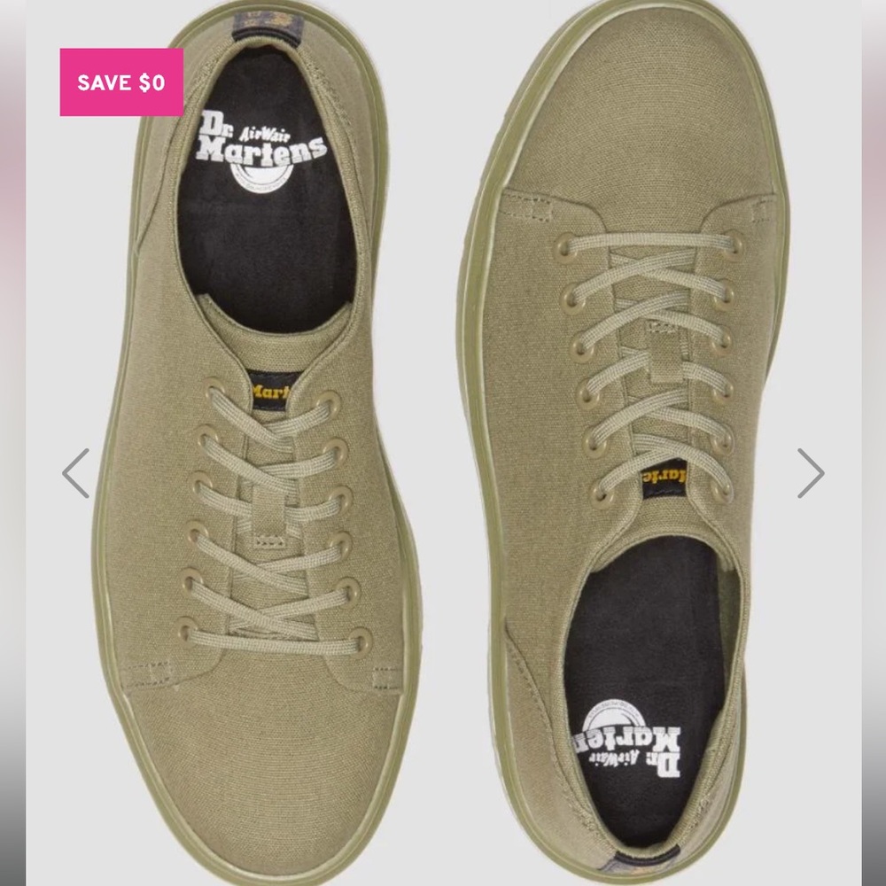 Dr. Martens New Dante Canvas Muted Olive Women’s Size 8 Men’s Size 7 SOLD OUT